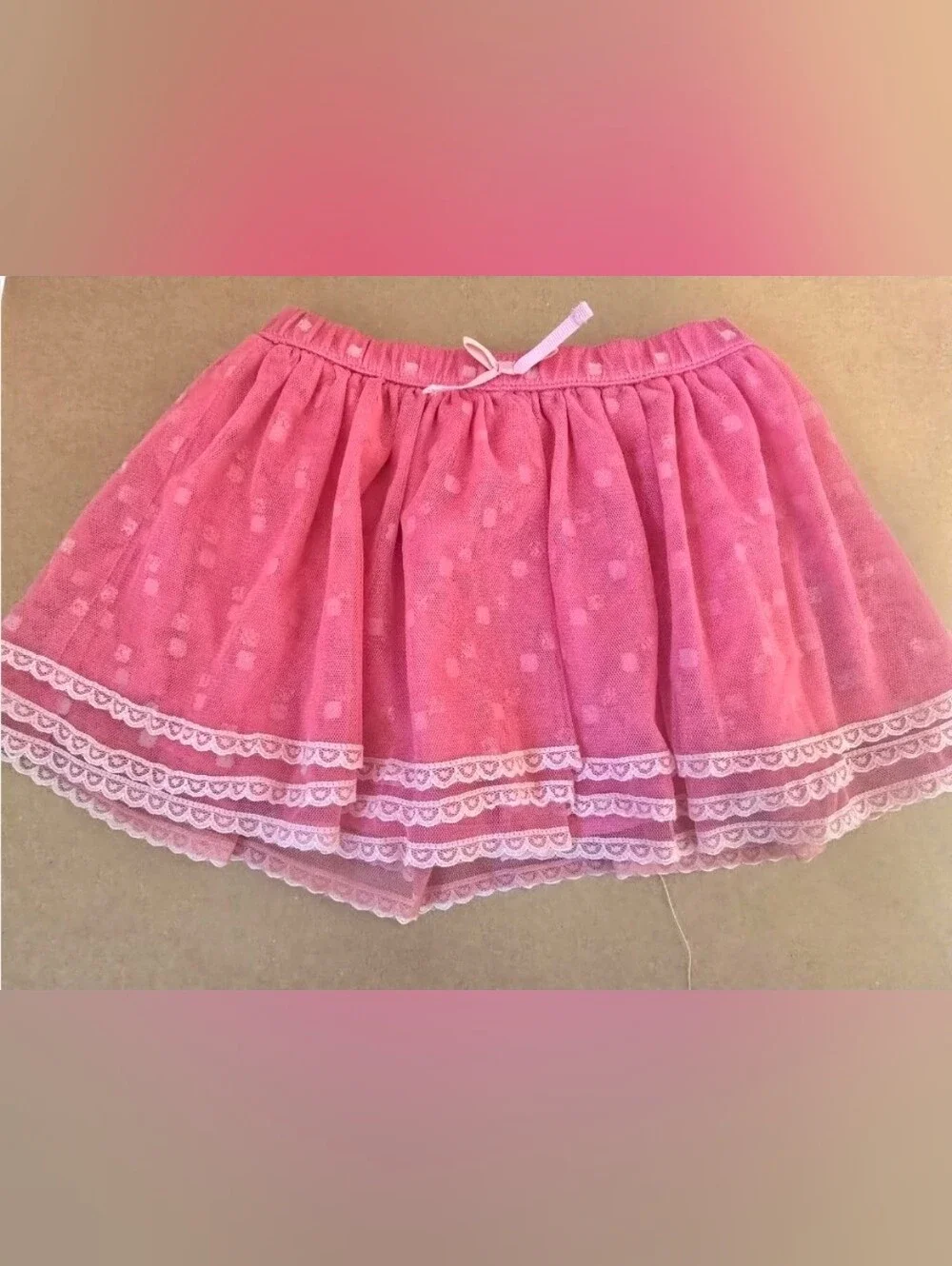 OshKosh B'gosh Pink Elastic Waist Tulle Skirt